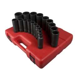 SUNEX 19-Piece 1/2 in. Drive 12-Point Fract