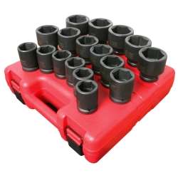 SUNEX 17-Piece 3/4 in. Drive 6-Point Heavy