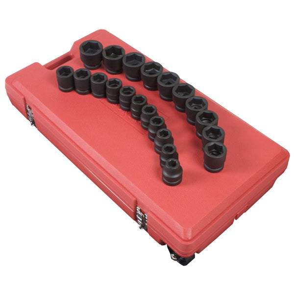 21 Piece 1" Drive 6 Point SAE Impact Socket Set SUN5692