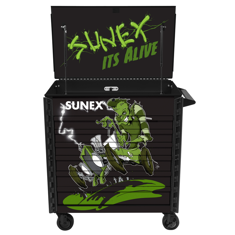 SUNEX Premium Full Drawer Service Cart - It's Alive