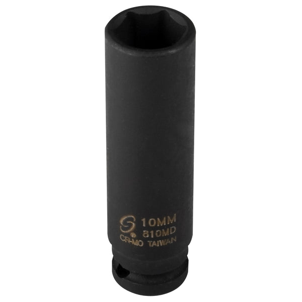1/4" Drive 6 Point Deep Impact Socket 10mm
