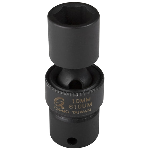 1/4" Drive 6 Point Universal Impact Socket 10mm SUN810UM
