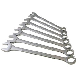 Sunex 7 Piece SAE Raised Panel Jumbo Combination Wrench Set