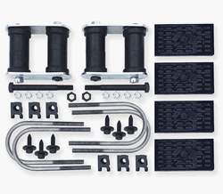 1967 - 1969 Camaro Rear Leaf Spring Installation Kit, Multi Leaf with 4 U-bolts