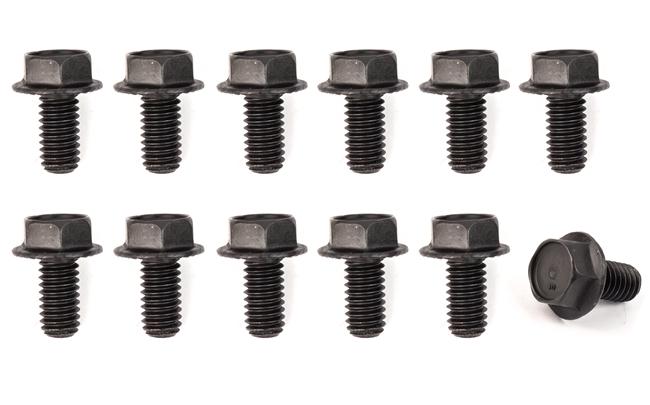 1967 - 1981 Camaro Rear End Cover Differential Bolt Set, 12 Piece