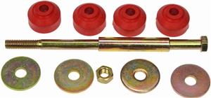 1967 - 1992 Camaro Front Sway Bar End Link Set with Red Bushings, Each