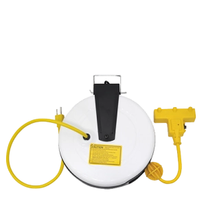 Samson3173Light Cord Reel with 3 Outlet Receptacle