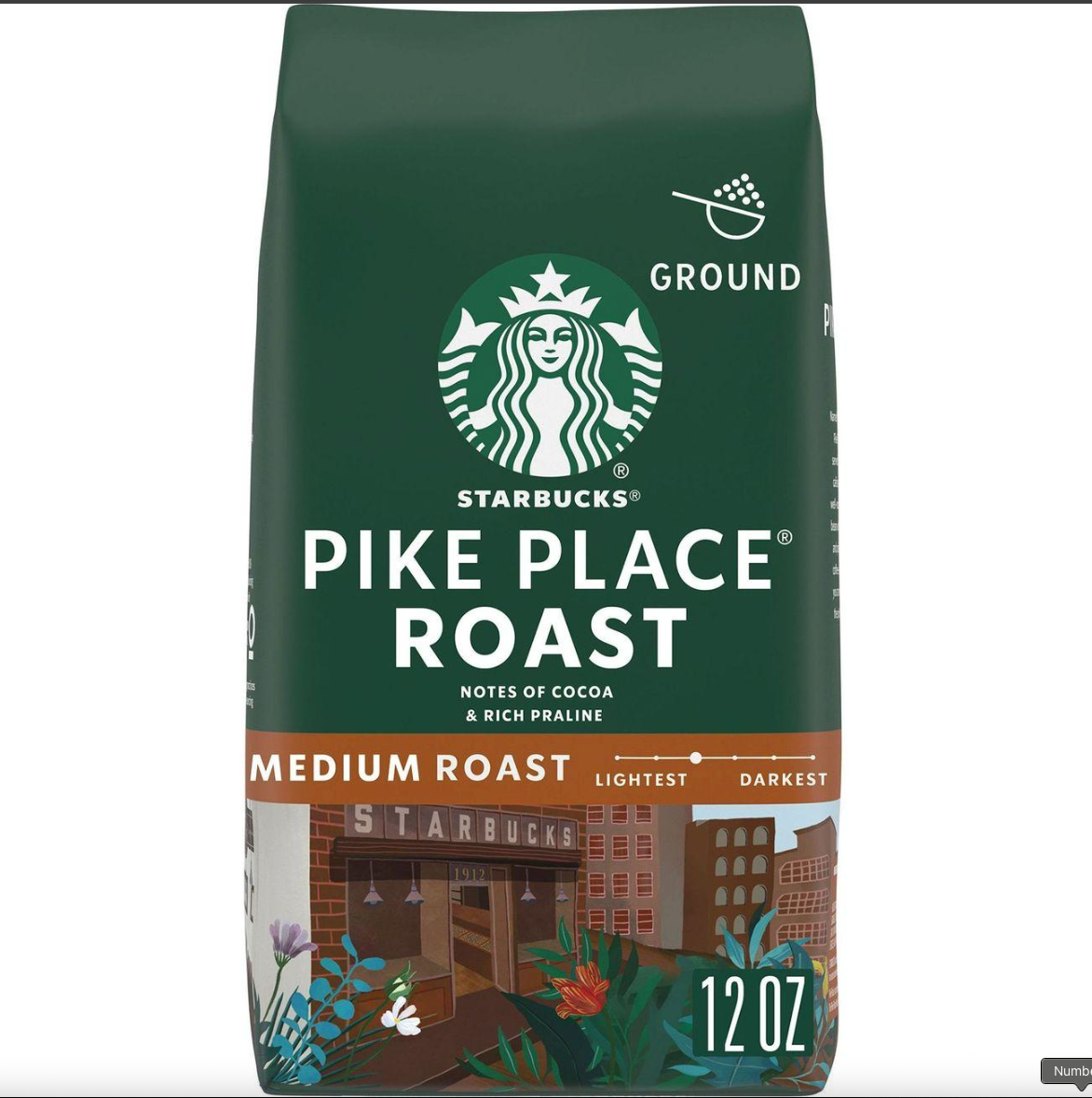 Starbucks Pike Place Medium Roast Ground Coffee (40 oz.)