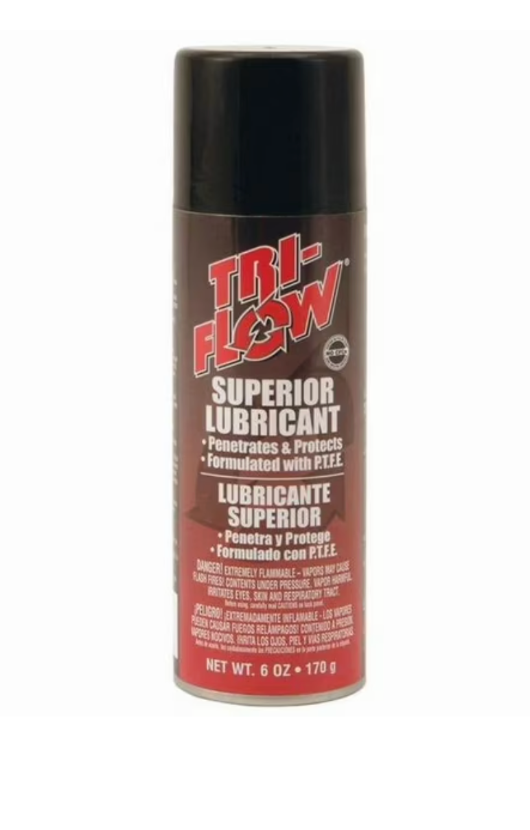 Tri-Flow TF200060 Superior Lubricant Aerosol Spray 12 oz PTFE Penetrating Oil