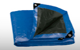Truper Reinforces Tarps, 10 Mil Thickness,16 Mil Thickness , Heavy Duty Blue Tarps 13x20 # 15373