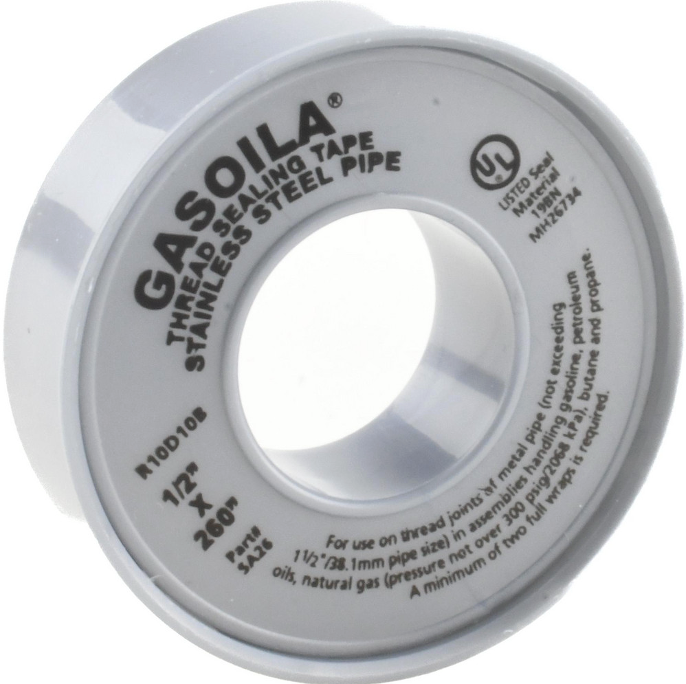 GASOILA SA26 Stainless Steel Pipe Thread Sealing Tape 1/2" x 260"