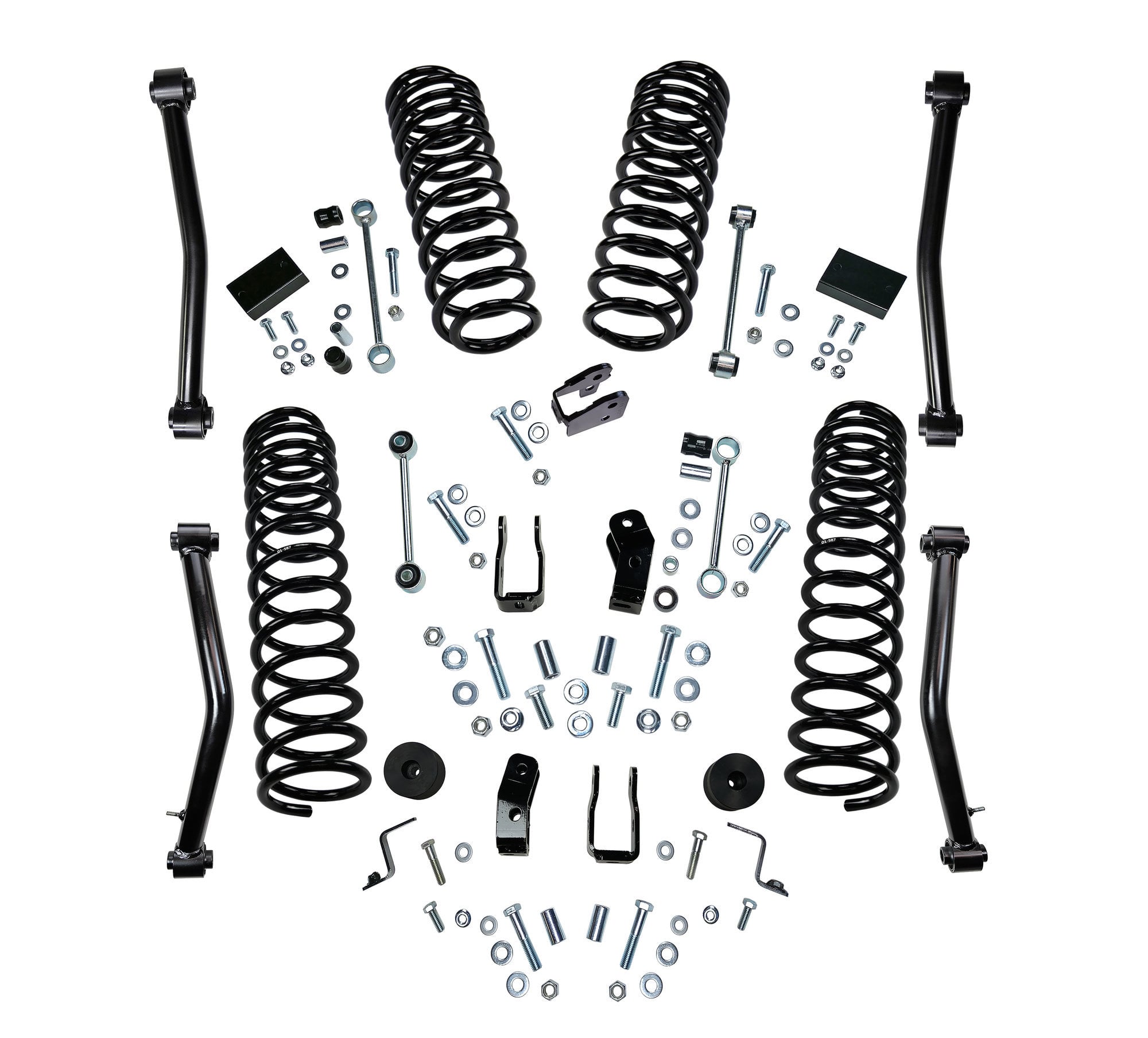 RealTruck Superlift 4" Dual Rate Coil Spring Lift Kit for 18-23 Jeep Wrangler JL Unlimited