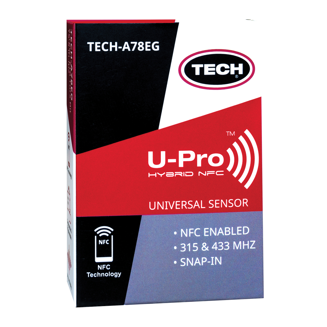 TECH-A78EG-100PK - TECH U-Pro Hybrid NFC Universal TPMS Sensor – 100 Pack