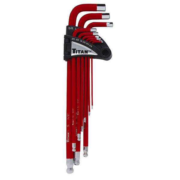 13 Piece Extra Long Arm Ball End Hex Key SetSAE TIT12713