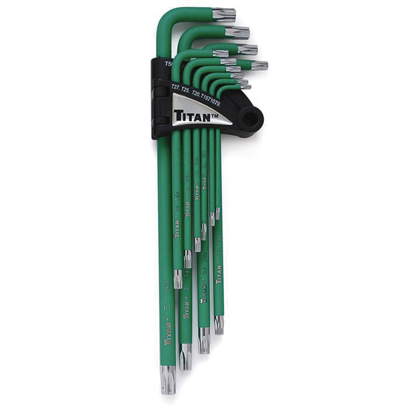 13 Piece Extra Long Arm Torx Key Set - Tamper Resistant TIT12715
