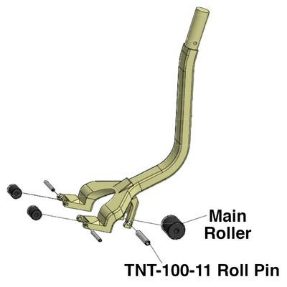 TNT-100-9 - Main Tine Roller Replacement for TNT-100 Mounting Tool