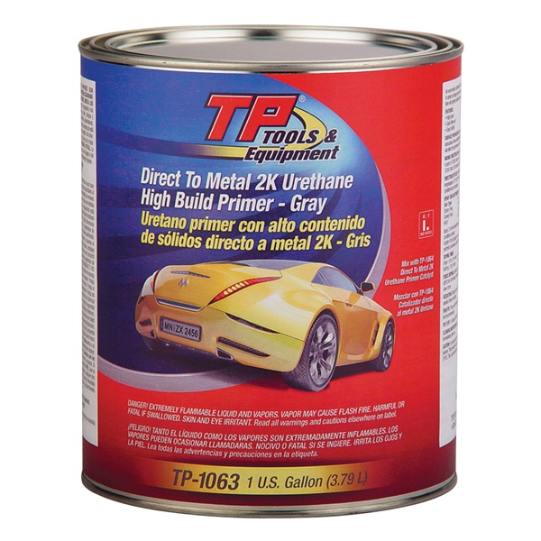 TP Tools "3-IN-1" Urethane Primer (2K) DTM - Gray, Gal