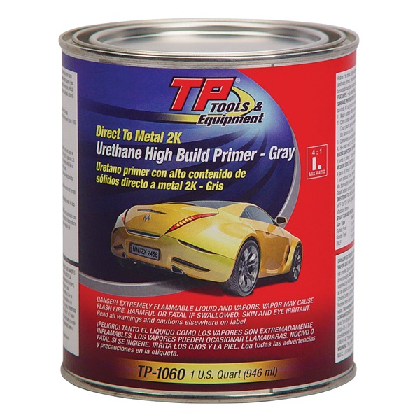 TP Tools "3-IN-1" Urethane Primer (2K) DTM - Gray, Qt