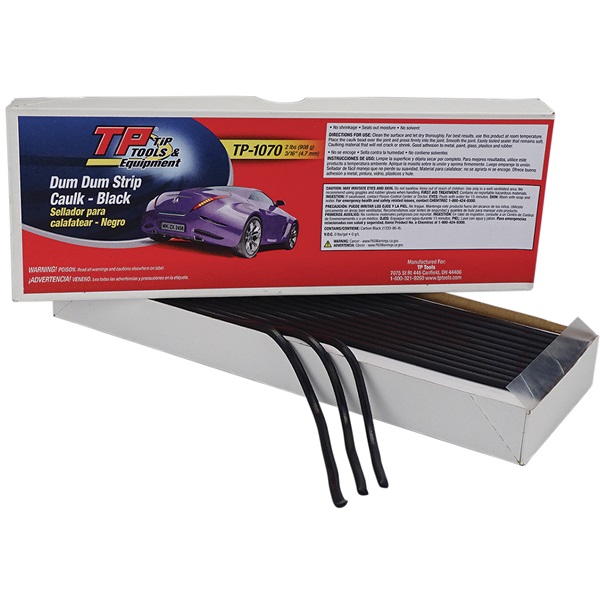 TP Tools Strip Caulk, Black