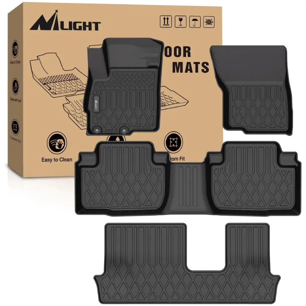 2014 2015 2016 2017 2018 2019 2020 2021 Mitsubishi Outlander TPE Floor Mats