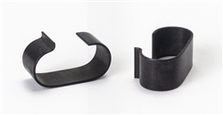 1967 - 1981 Camaro Transmission Cooler Line Spring Clip Clamps, PAIR
