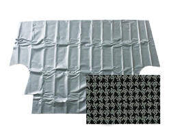 1967 - 1969 Camaro Non-molded Trunk Mat, Gray and Black Houndstooth