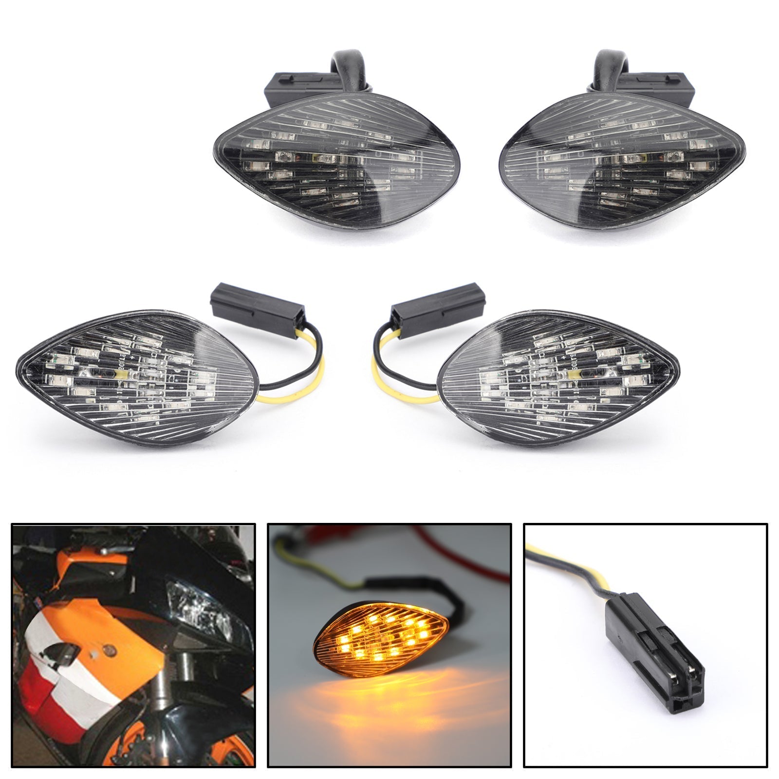 Turn Signals For Honda CBR 1000 RR Flush Mount (2004-2005) Generic