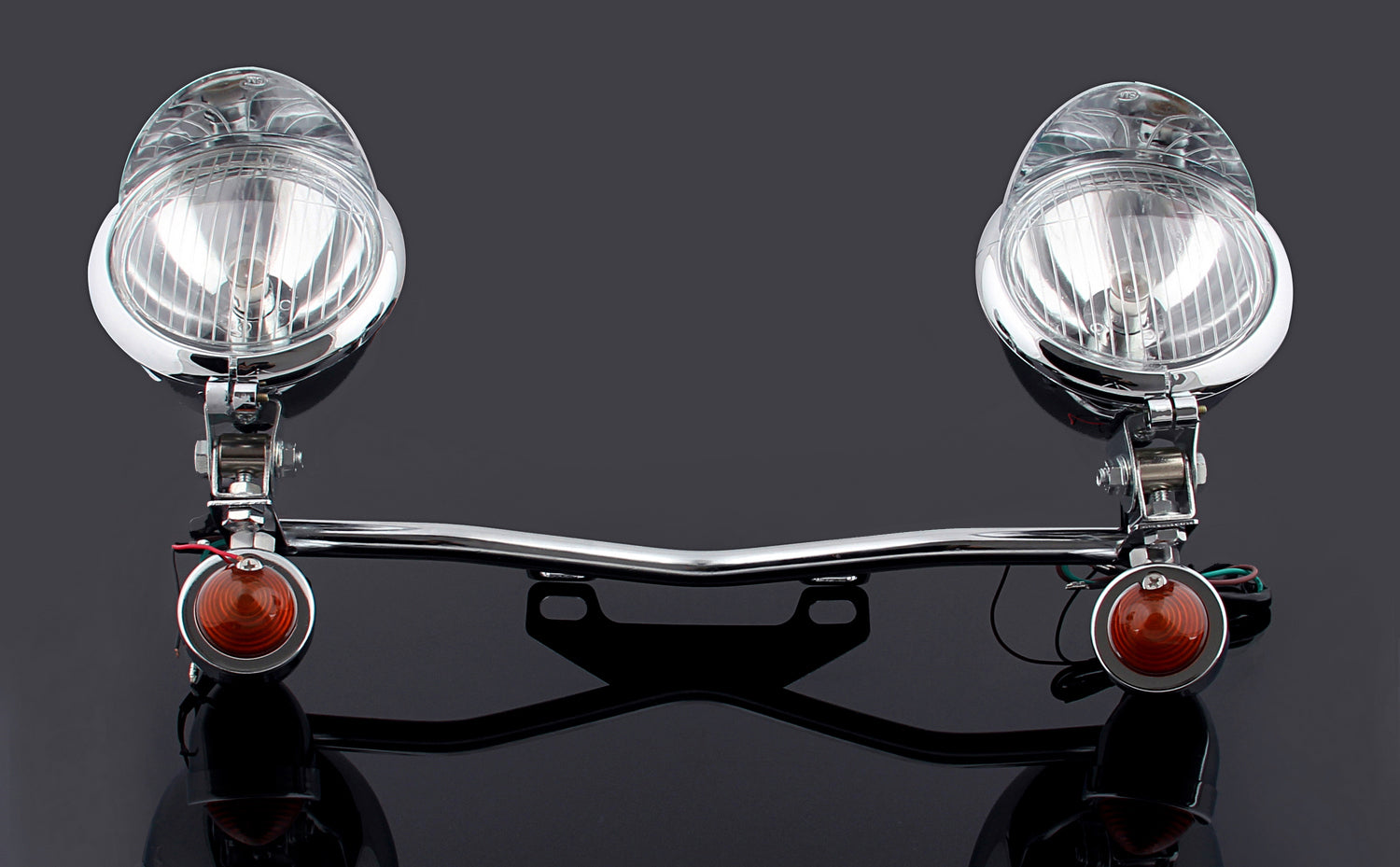 Driving Passing Turn Signal Spot Light Bar Honda Yamaha Suzuki Kawasaki cruisers Generic