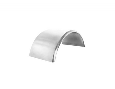 BettsHD 80" Smooth Stainless Steel Single Axle Fenders