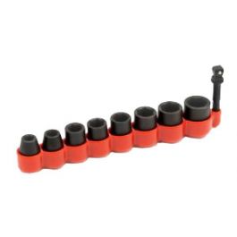 Titan 9pc SAE Impact Socket Set - 3/8" Drive