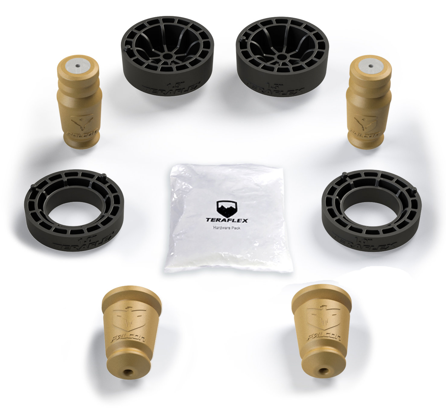 Teraflex Sport ST1 1.5" Spacer Lift for 18-26 Jeep Wrangler JL 2-Door