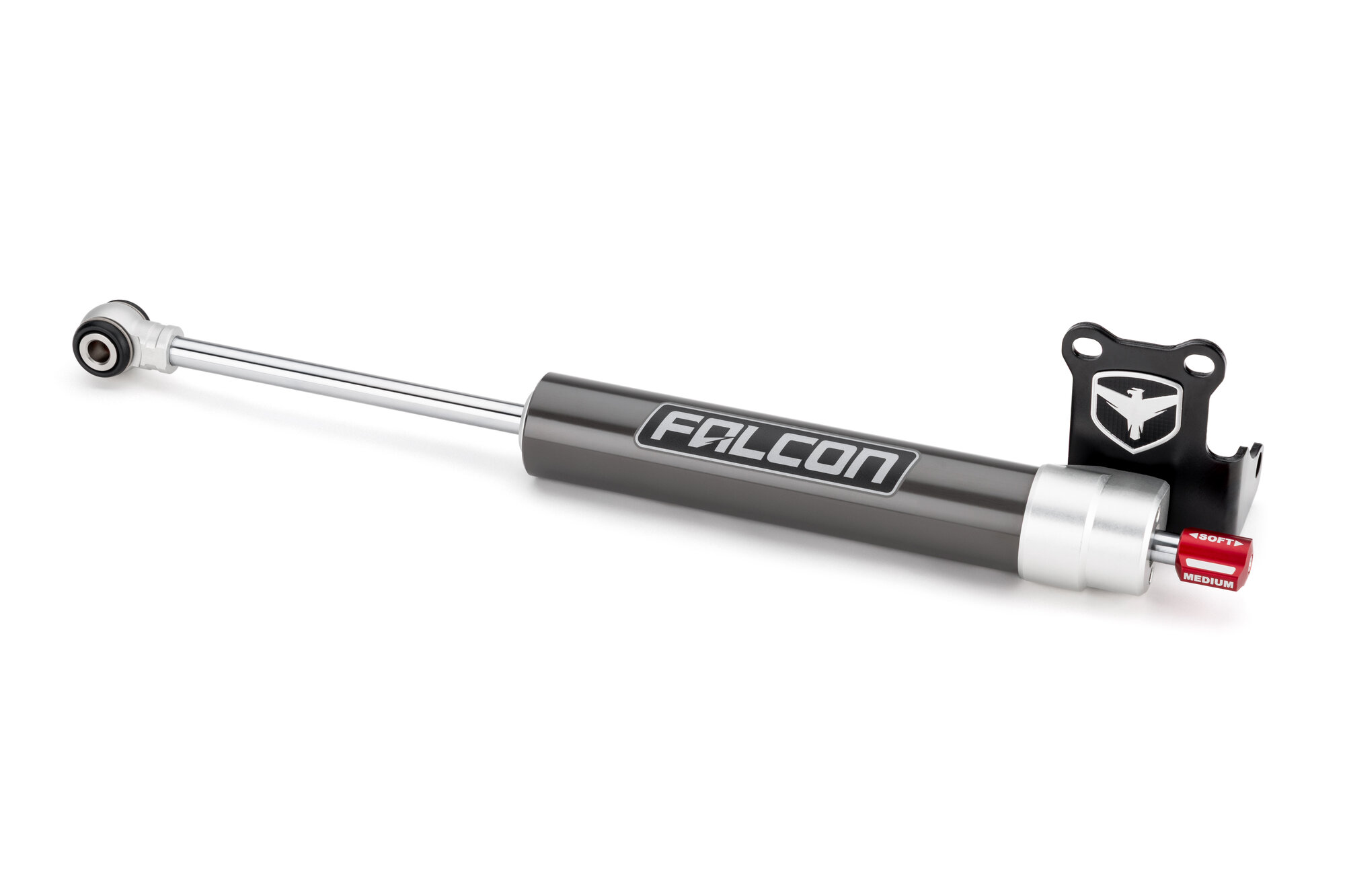 Teraflex 09-02-22-110-000 Falcon Nexus EF 2.2 Fast Adjust Steering Stabilizer for 18-26 Jeep Wrangler JL & Gladiator JT