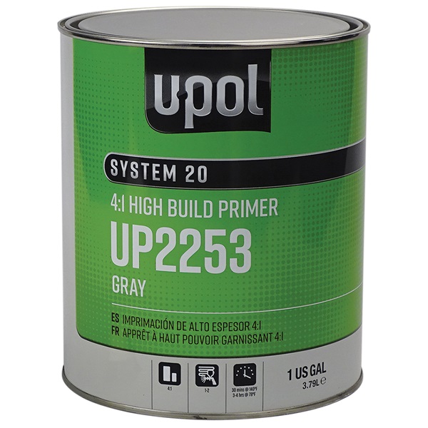 U-Pol "3-IN-1" Urethane Primer (2K) DTM - Gray, Gal