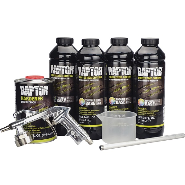 U-Pol Raptor Spray-On Truck Bed Liner Kit - Clear Tintable