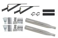 BettsHD Half Tandem Axle Triangle Fender Brackets