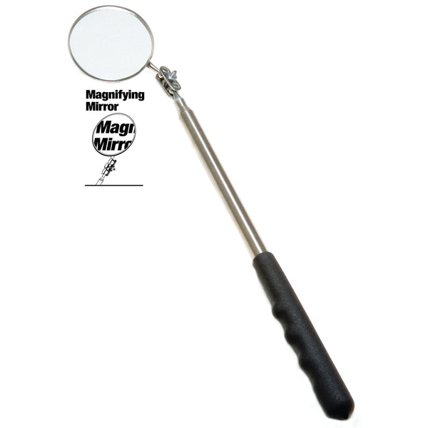 Extra Long 2-1/4" Diameter Magnifying Inspection Mirror ULLHTC-2LM