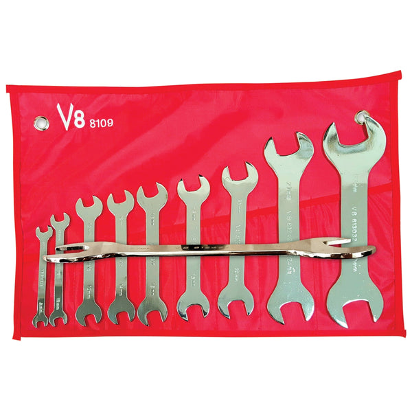 9 Piece Super Thin Wrench Set V8T8109
