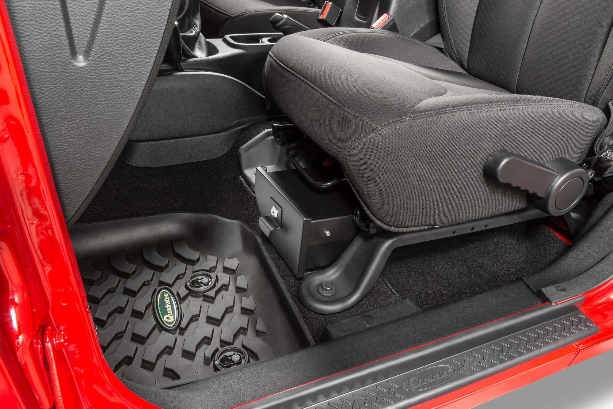 Vertically Driven Products 33001 Under Seat Storage Vault for 07-18 Jeep Wrangler JK Unlimited 4-Door