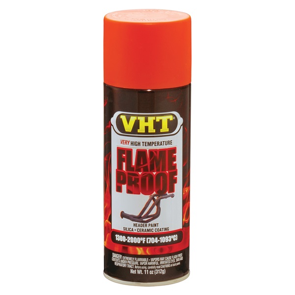 VHT Flameproof™ High-Temp Paint - Flat Orange, 11 oz