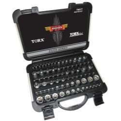 VIM Tools Master TORX Driver Set 77 Piece All TORX, And TORX Plus Drivers And Sockets.