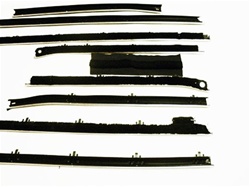 1967 Camaro Coupe Window Felt Inner and Outer 8 Piece Set, Authentic OE Style
