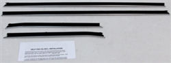 1967 Camaro Coupe OUTER ONLY, FLAT Bead Window Felts, 4 Piece Set