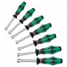 Wera 7pc Kraftform Plus Hollow Shaft Nutdriver Set - SAE