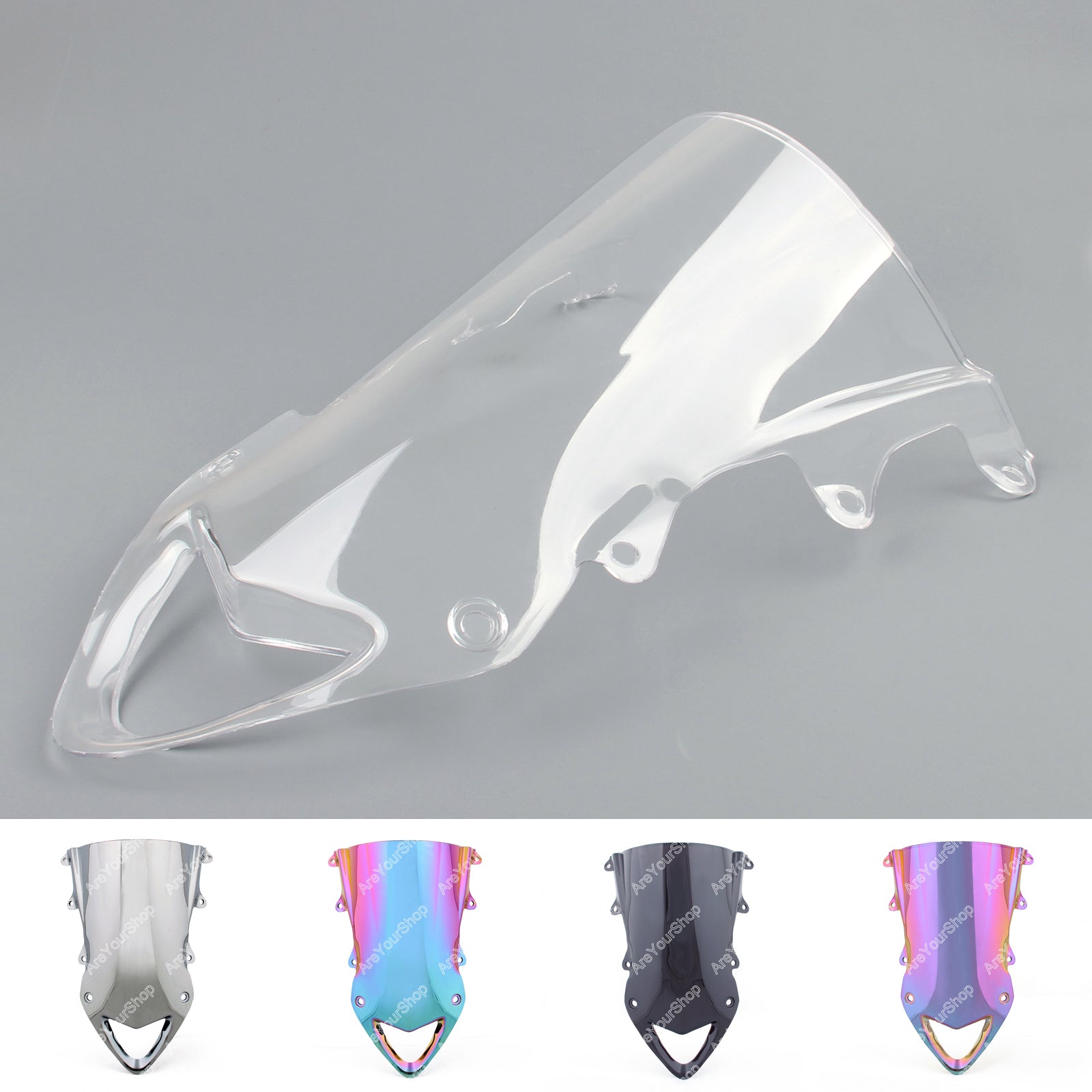 Windshield WindScreen Double Bubble For BMW S1000RR 2009-2014 Generic