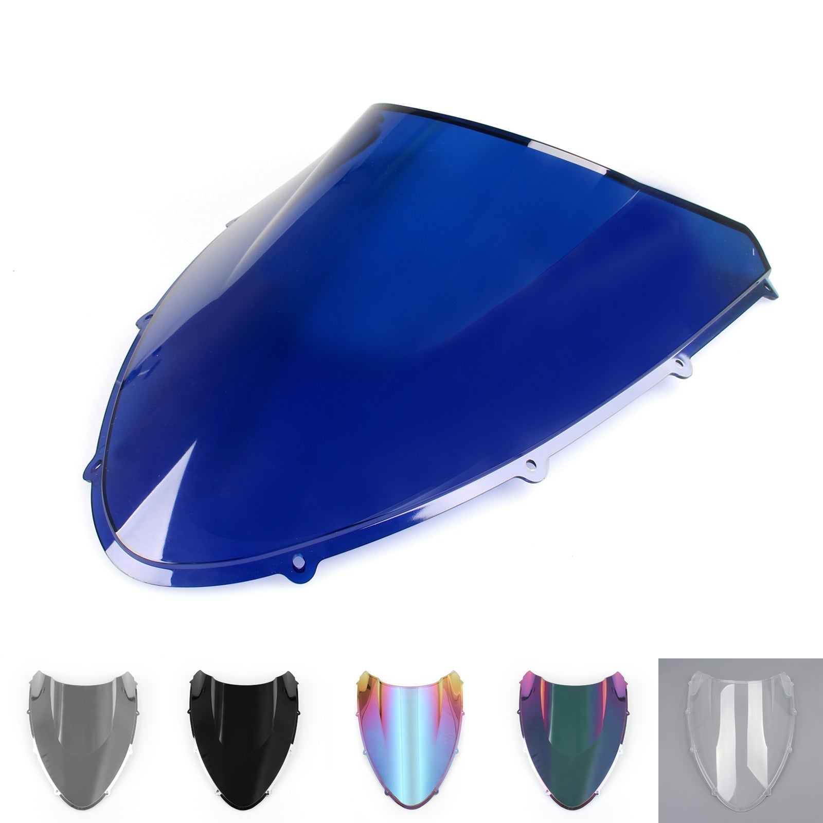 Windshield WindScreen Double Bubble For Ducati 848 1098 1198 Generic 2007-2011