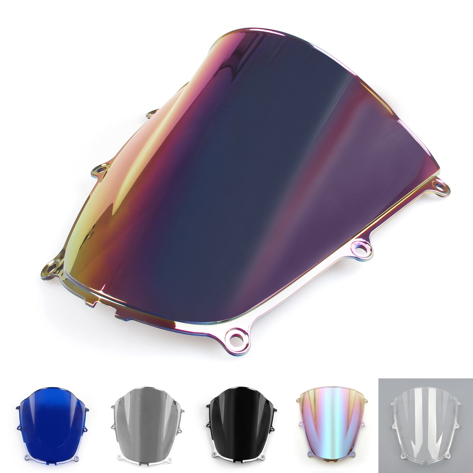 Windshield WindScreen Double Bubble For Honda CBR600RR 2005-2006, 6 Color Generic