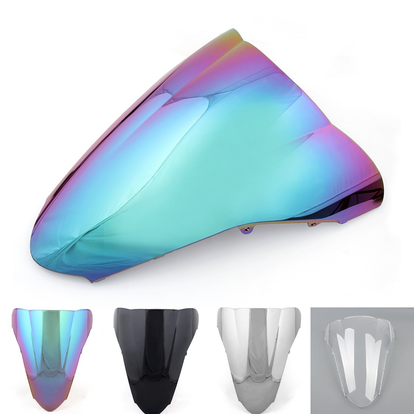 Windshield WindScreen Double Bubble For Honda VFR800 2002-2012, 6 Color Generic