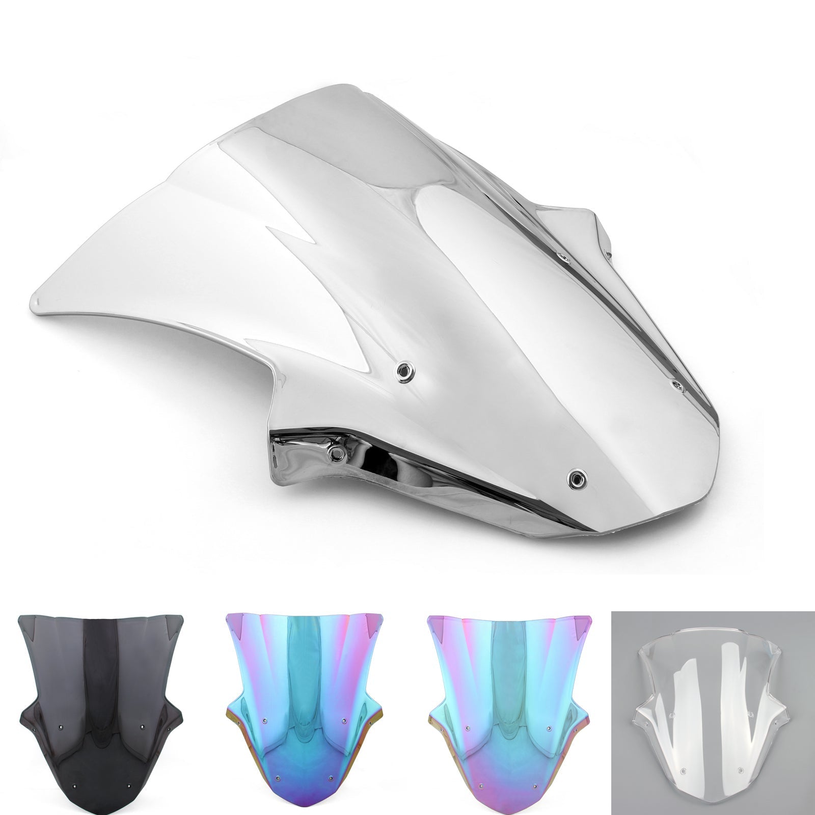 Windshield Double Bubble For Kawasaki ZX10R ZX 10R (2011-2015) 6 Color Generic