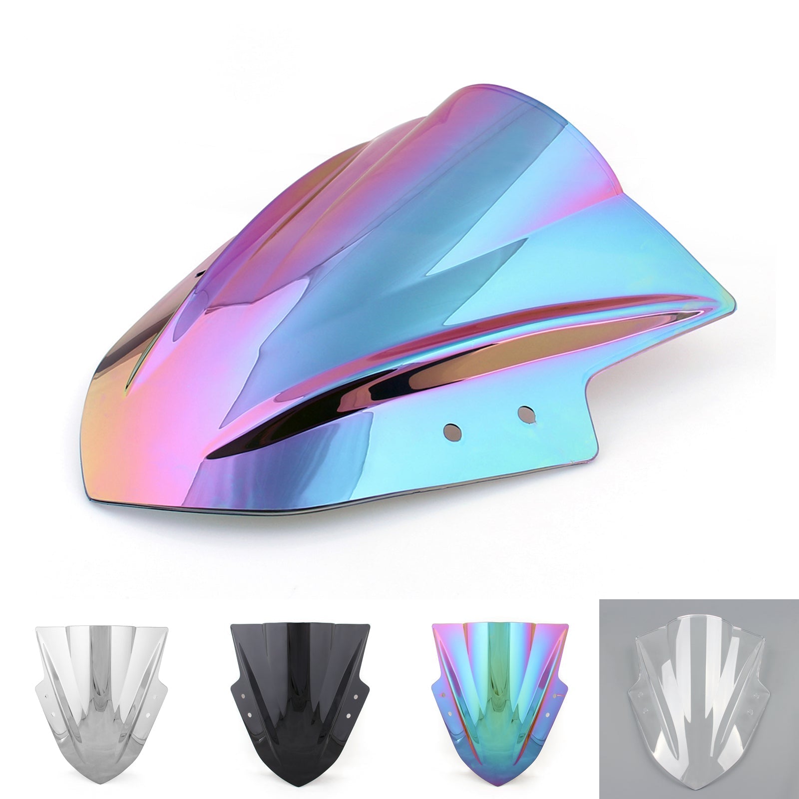 Windshield WindScreen Double Bubble For Kawasaki Ninja 300 EX300 2013-2017 Generic