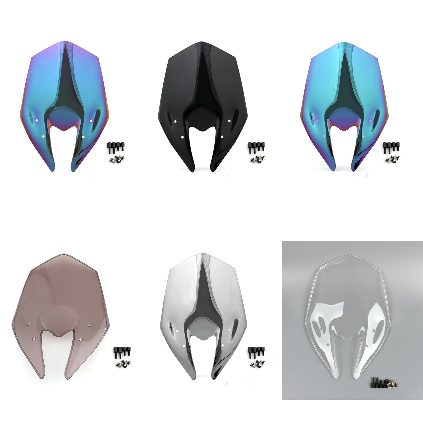 Windshield WindScreen Double Bubble For Kawasaki Z800 (2013-2014) 5 Color Generic